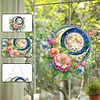 Acrylic 2D Flat DIY Sun Moon Flower Hanging Diamond Art Kits Wall Door Decor