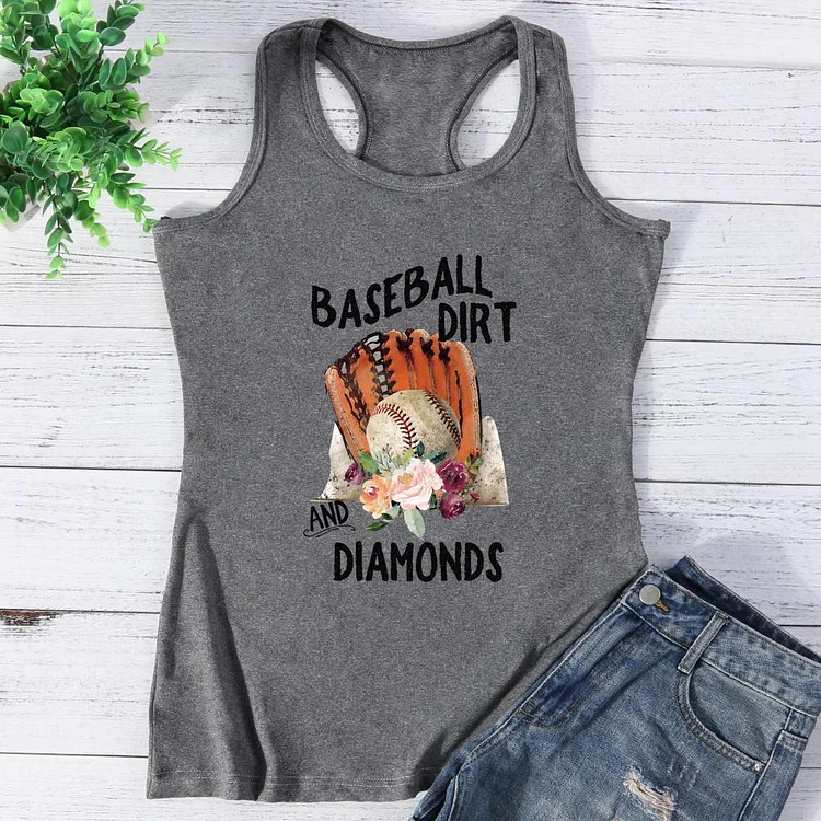 Baseball dirt Vest Top