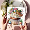6Pcs Diamond Painting Cake Diamond Painting Greeting Card for Adults Beginners