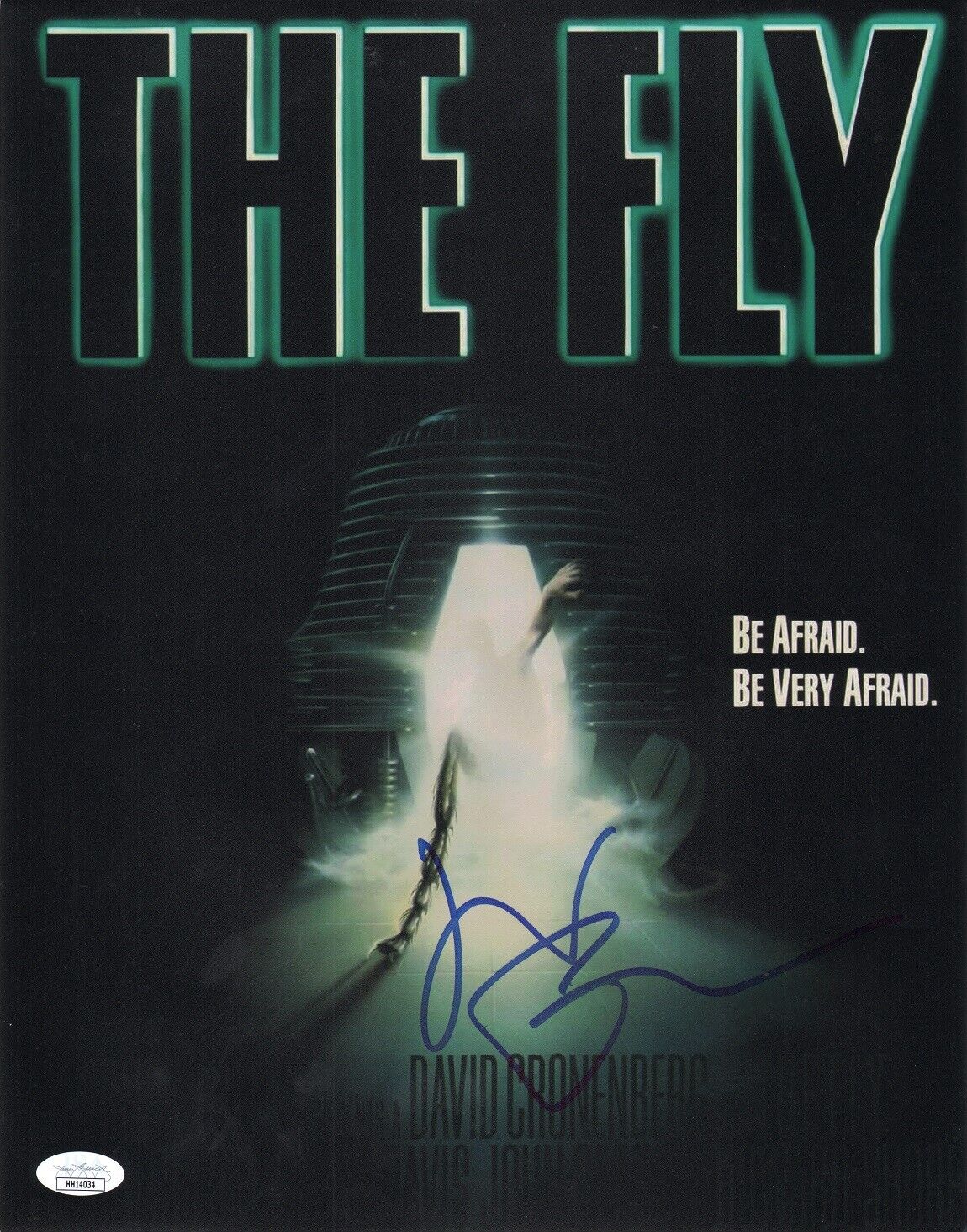 ~~ JEFF GOLDBLUM Authentic Hand-Signed THE FLY