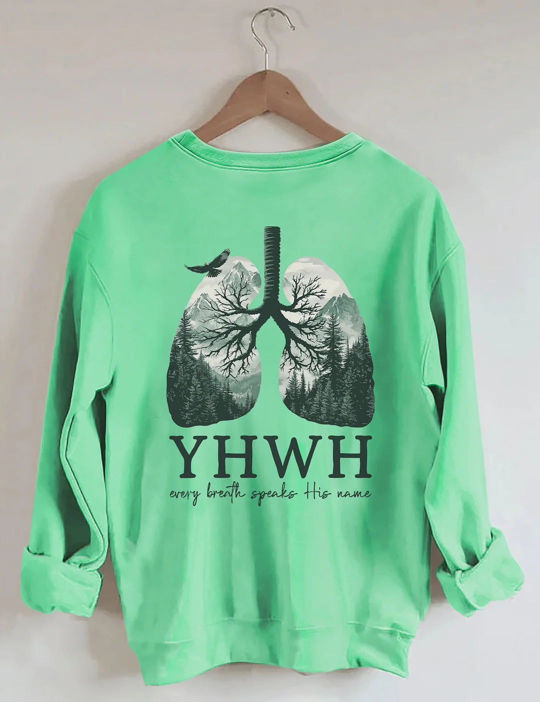 YHWH Lungs Christian Sweatshirt