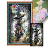 Magic Witch-14CT Stamped Cross Stitch 40*70cm/15.75*27.56in(Big Size)