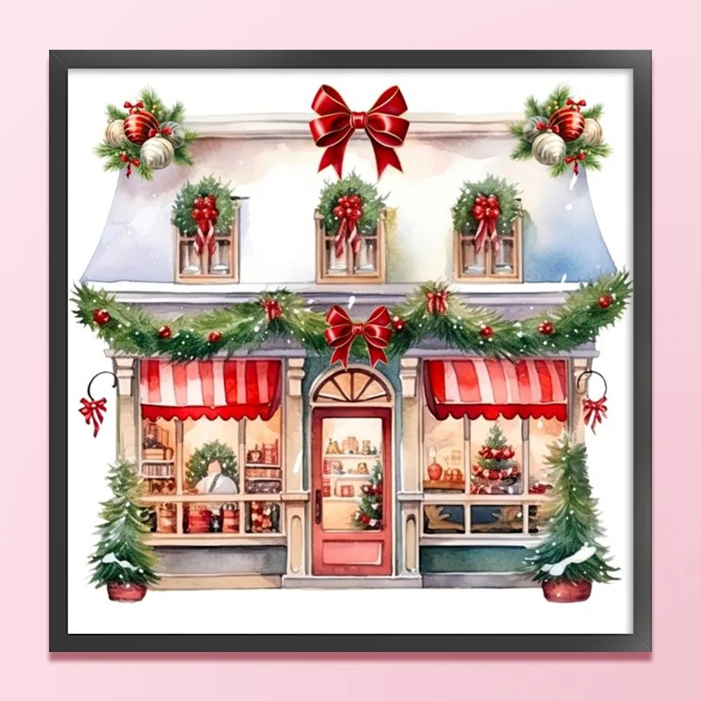 DIY Stamped Cross Stitch 11CT Full Embroidery 50*50cm - Christmas Shop