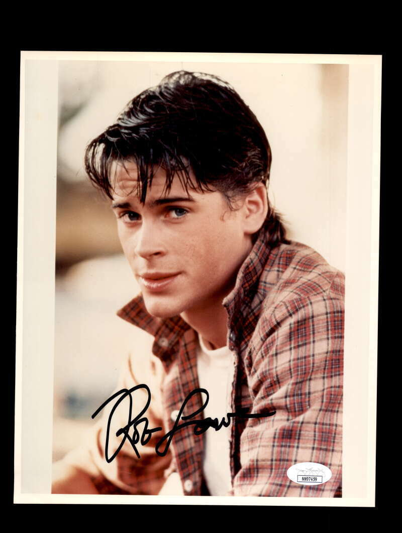 Rob Lowe JSA Coa Signed 8x10 Photo Poster painting Autograph