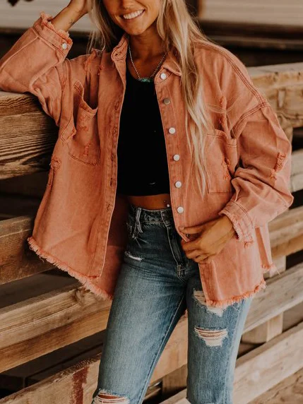 Oversized Boyfriend Denim Jacket