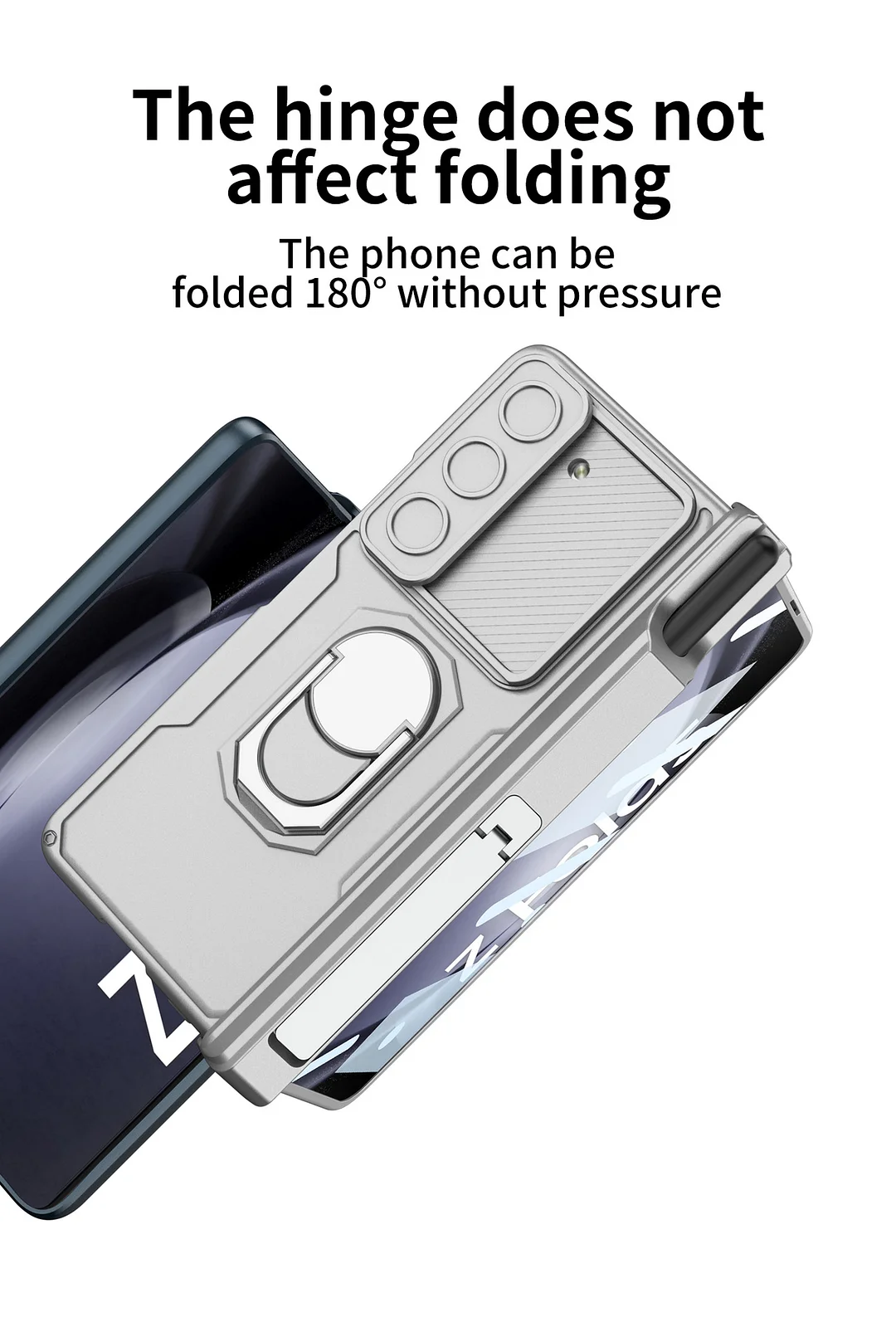 Suitable for Samsung Z Fold Series Folding Hinge Bracket Armor Protective Phone Case