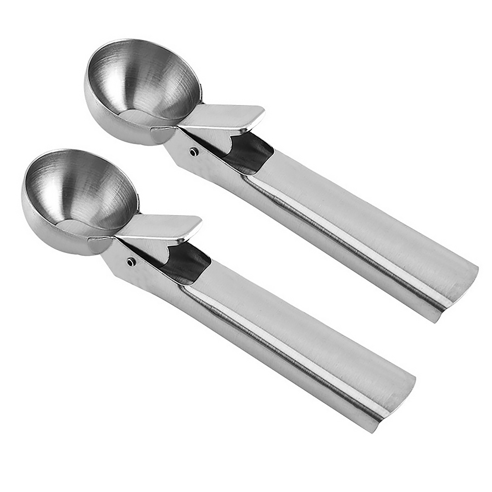 

2 Packs Ice Cream Ball Scooper, Stainless Steel Cookie Scoop with Trigger, 501 Original