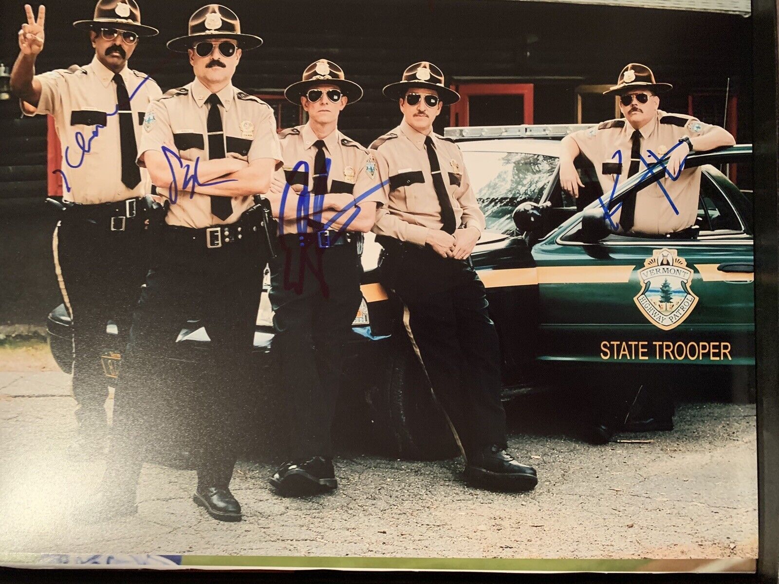 Super Troopers Signed 11x14 Photo Poster painting Pic Auto