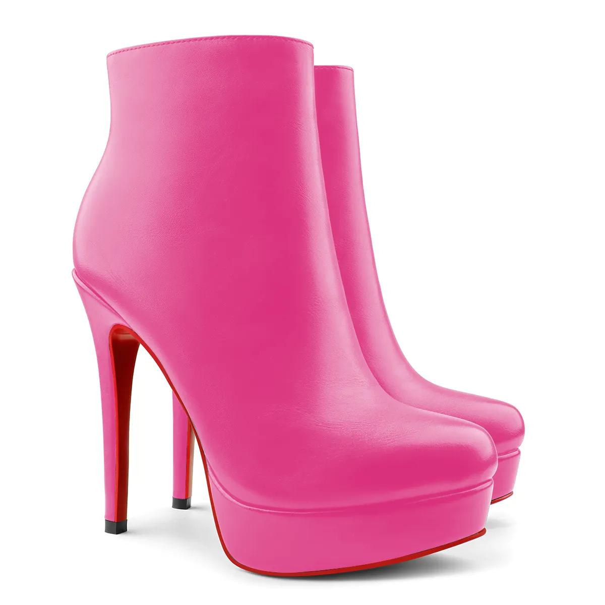 120mm Women's Platform Fashion Bianca Booty Heels-vocosishoes