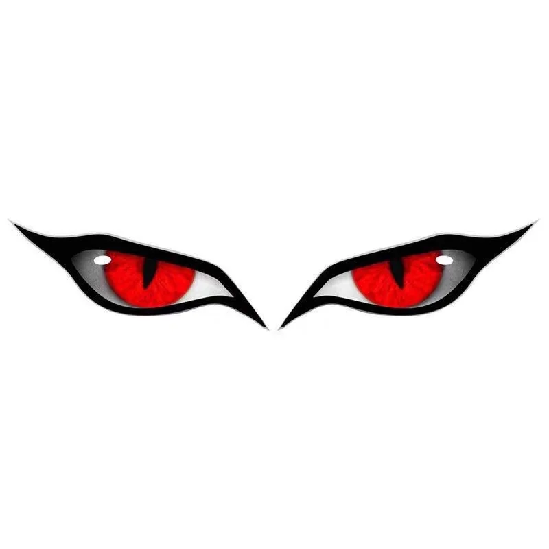 Car modification rearview mirror beast eye sticker