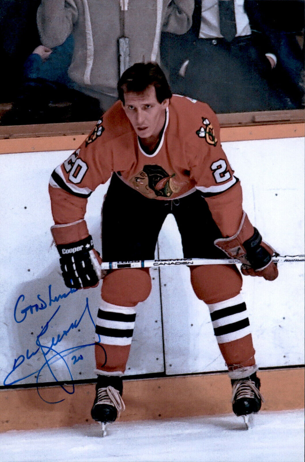 Al Secord SIGNED autographed 4x6 Photo Poster painting CHICAGO BLACKHAWKS #2