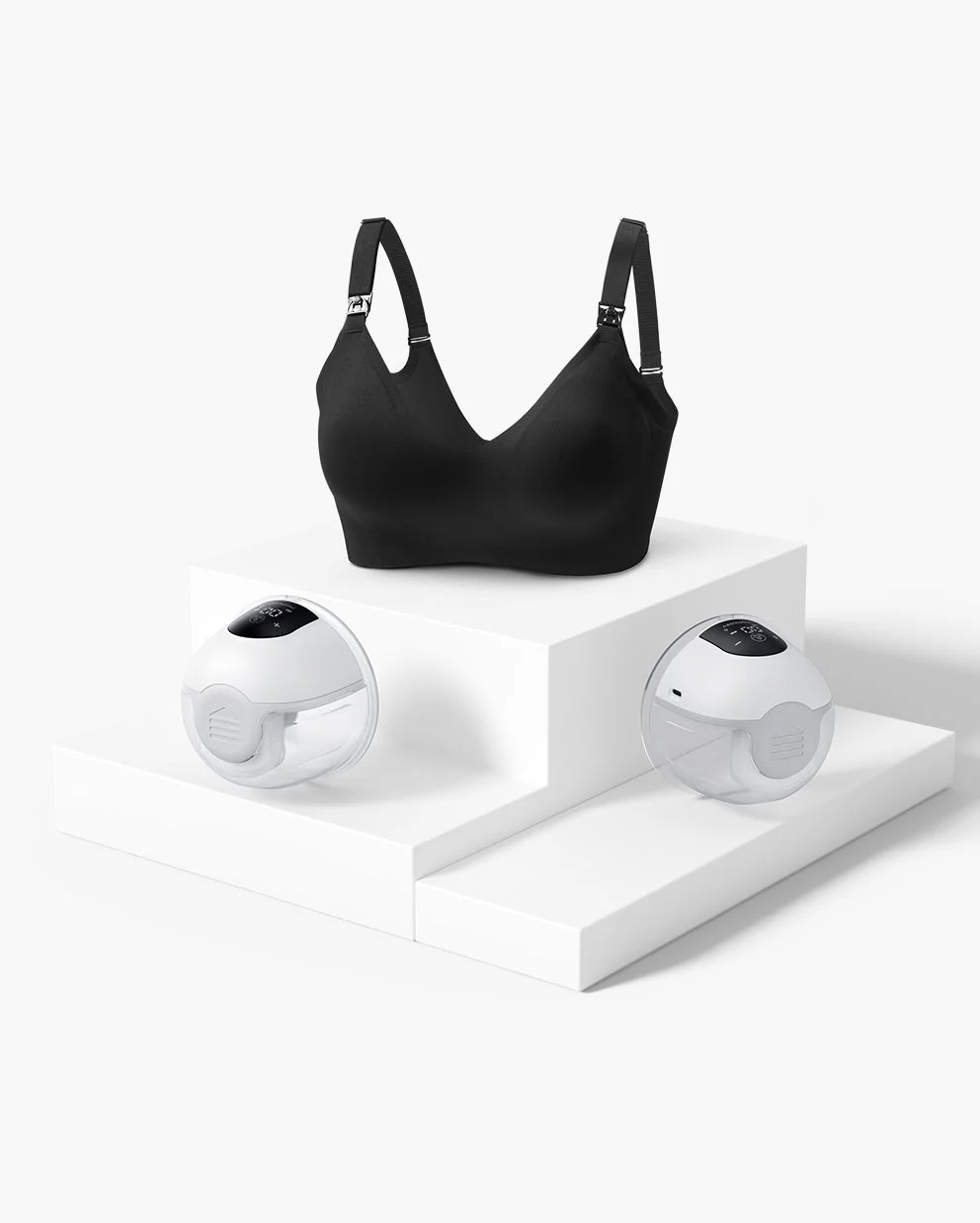 M1 Double Wearable Breast Pump & Seamless Wireless Nursing Bras