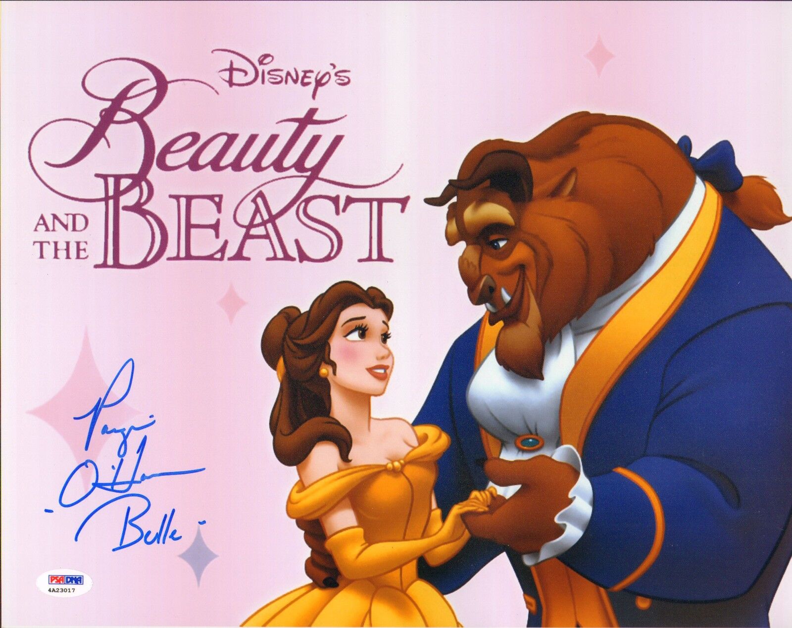 Paige O'Hara Signed Beauty and The Beast 11x14 Photo Poster painting PSA/DNA COA Disney Princess