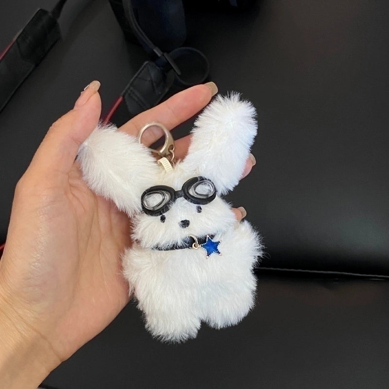 Cute Rabbit Plush Women’s Bag Pendant Keychain