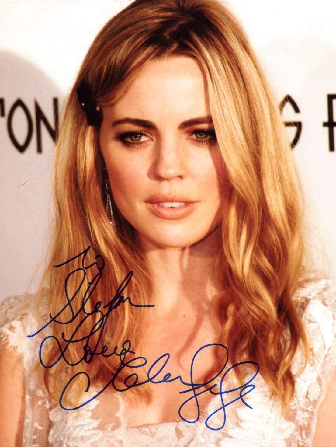 Melissa George ACTRESS autograph, signed Photo Poster painting