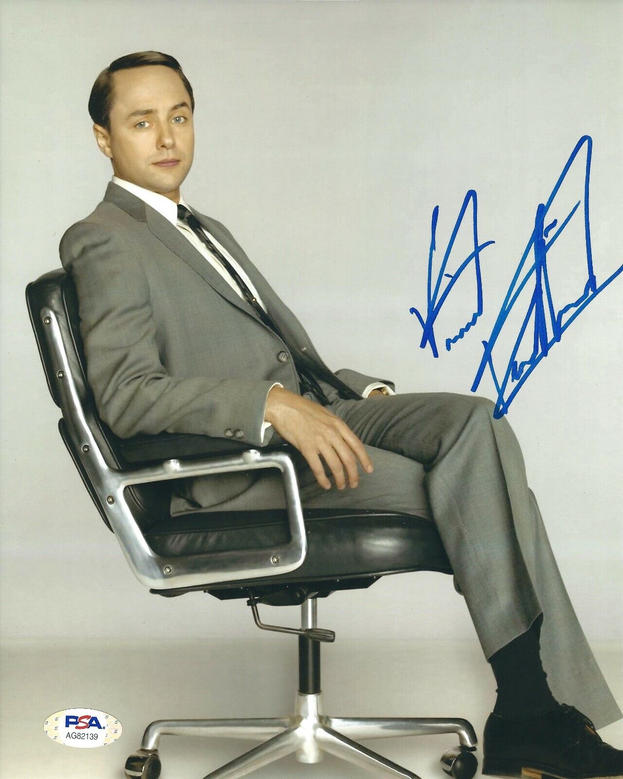 Vincent Kartheiser Signed 'Mad Men' 8x10 Photo Poster painting PSA AH82139