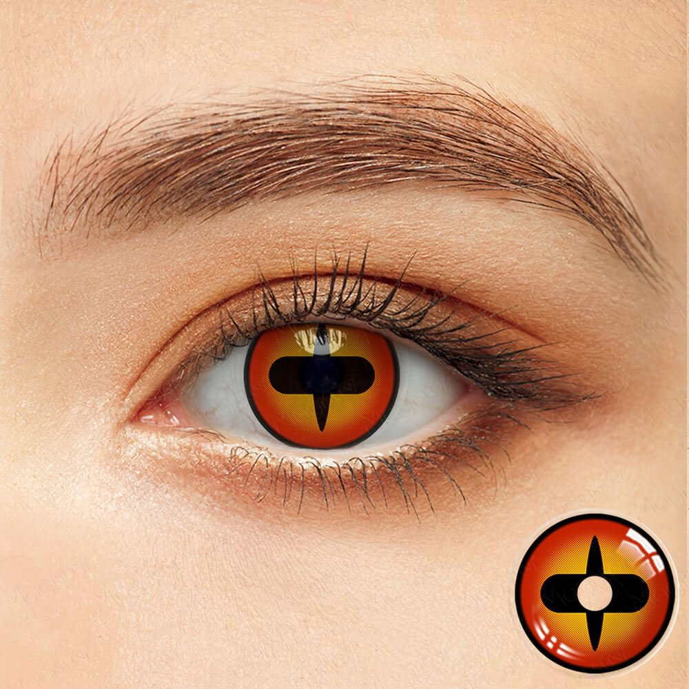 Naruto Sage+Nine Tail Mode Sharingan Eye Contacts