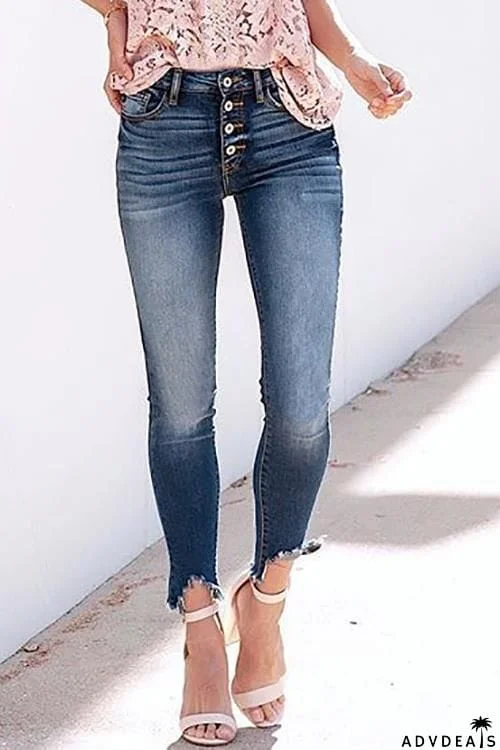 Five Button Skinny Jeans