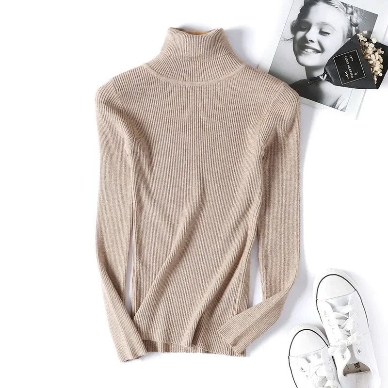 Churchf Knitted Sweater Autumn Winter Women's Oversize Long Sleeve Loose Pullover Tops Streetwear Soft Warm Elastic Sweaters-Outfit Ideas