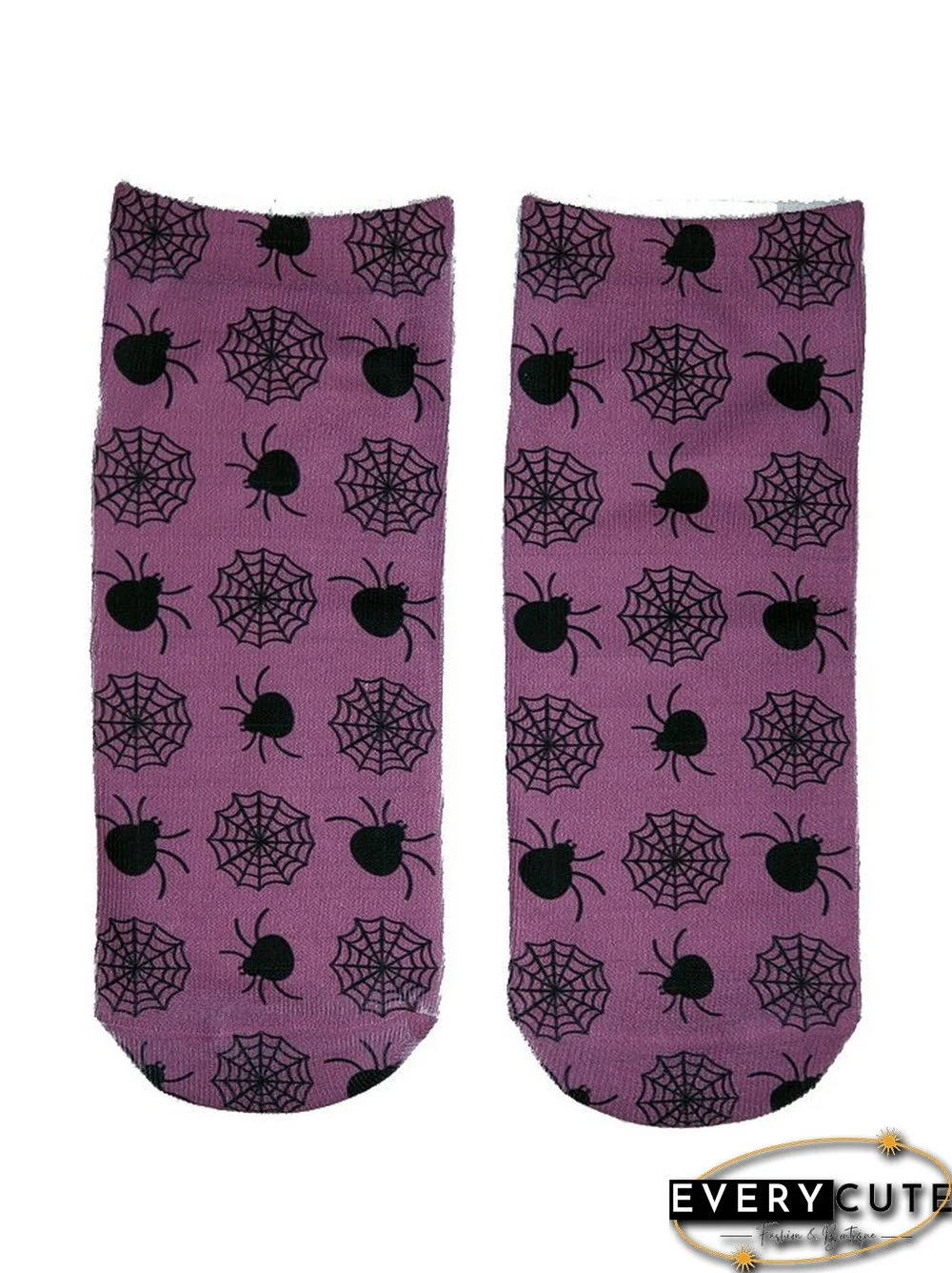 Women Street All Season Halloween Cotton Printing Party Standard Ankle Socks Regular Socks