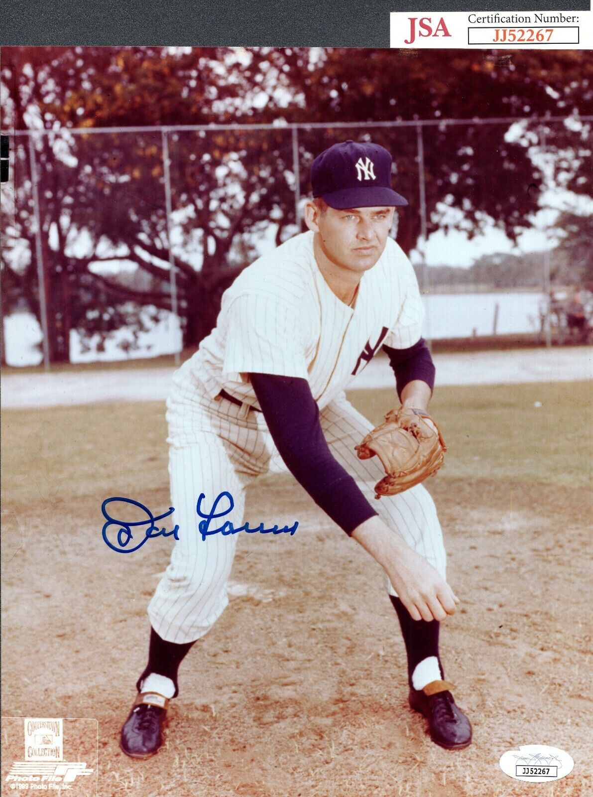 JSA Don Larsen Autographed Signed AUTO 8x10 Photo Poster painting New York Yankees TRB 522