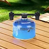 One-To-Two Adapter Aluminum Alloy Camping Gas Tank Connector for Outdoor Camping