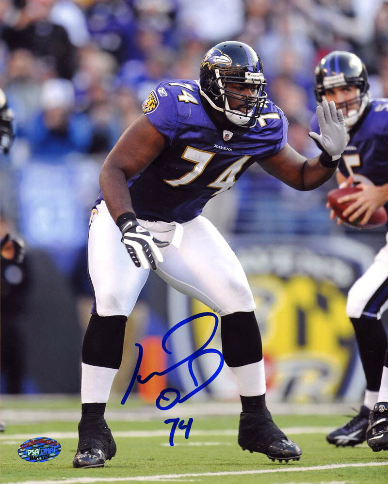 Michael Oher SIGNED 8x10 Photo Poster painting The Blind Side RookieGraph PSA/DNA AUTOGRAPHED