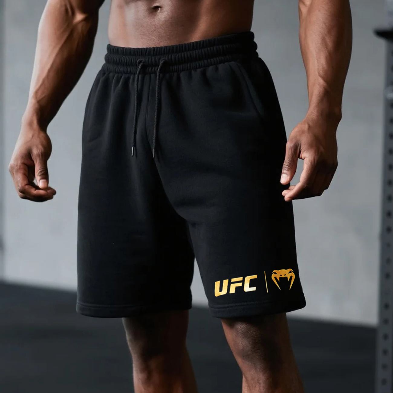  Men's Athletic Shorts with Logo Embellishment for Fitness Enthusiasts