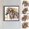 (Multi-Style)Horse-Partial Special Shaped Diamond Painting 30*30CM
