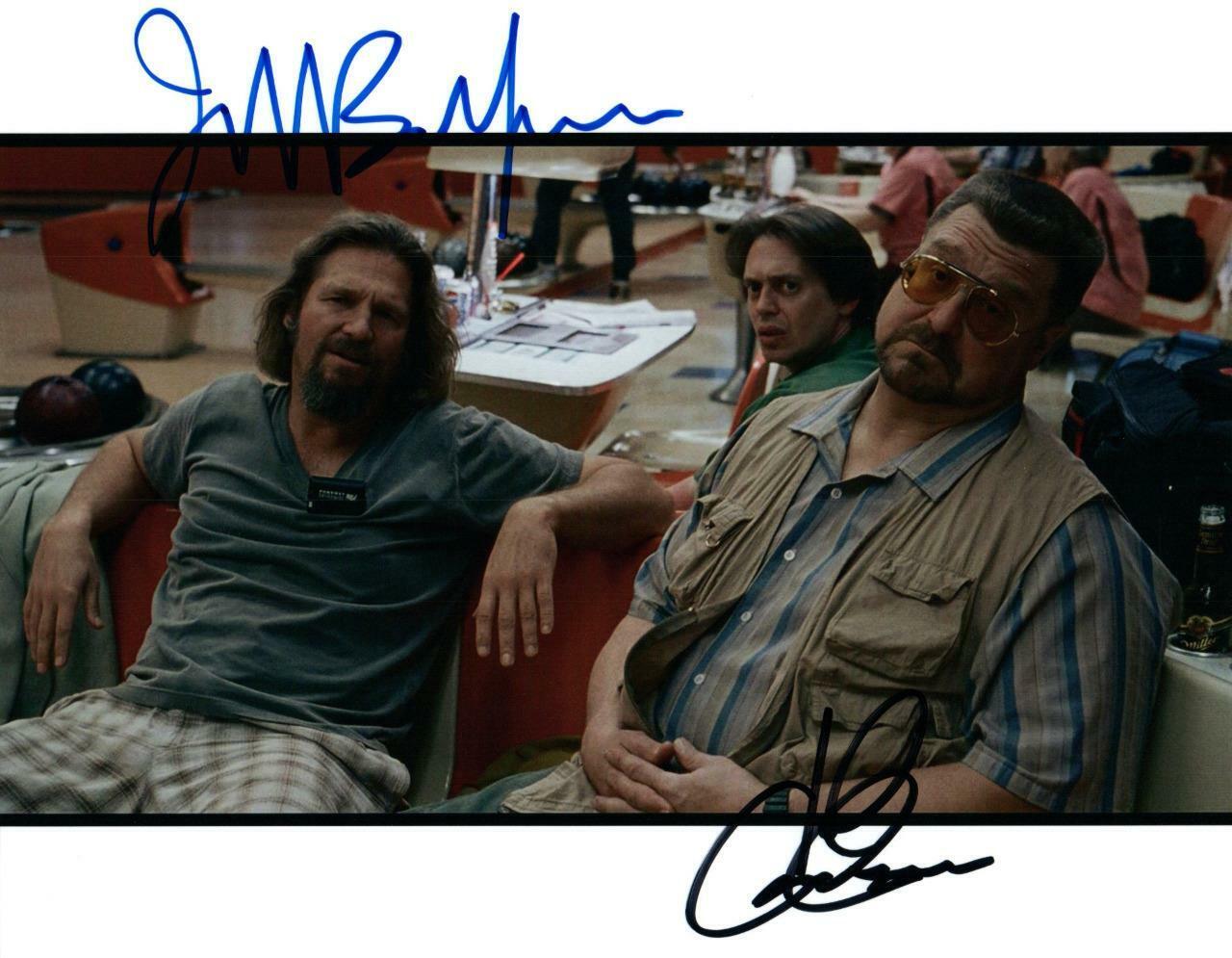 Jeff Bridges John Goodman autographed 8x10 Picture Photo Poster painting signed Pic with COA