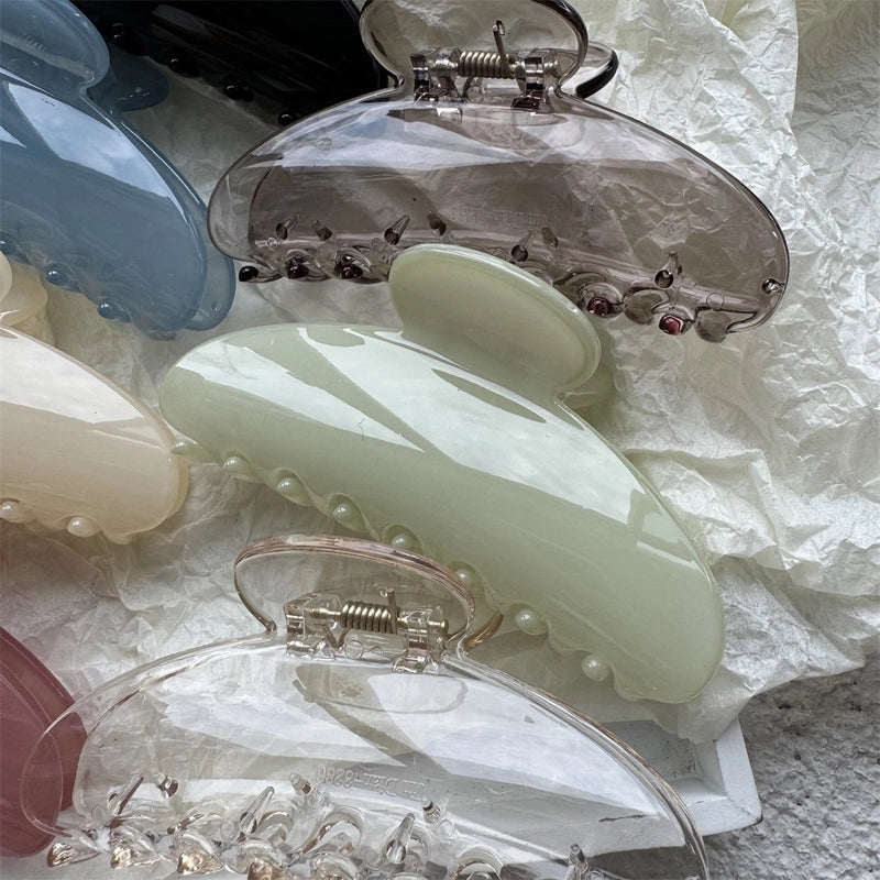 Women’s Minimalist Solid Color PC Hair Claws