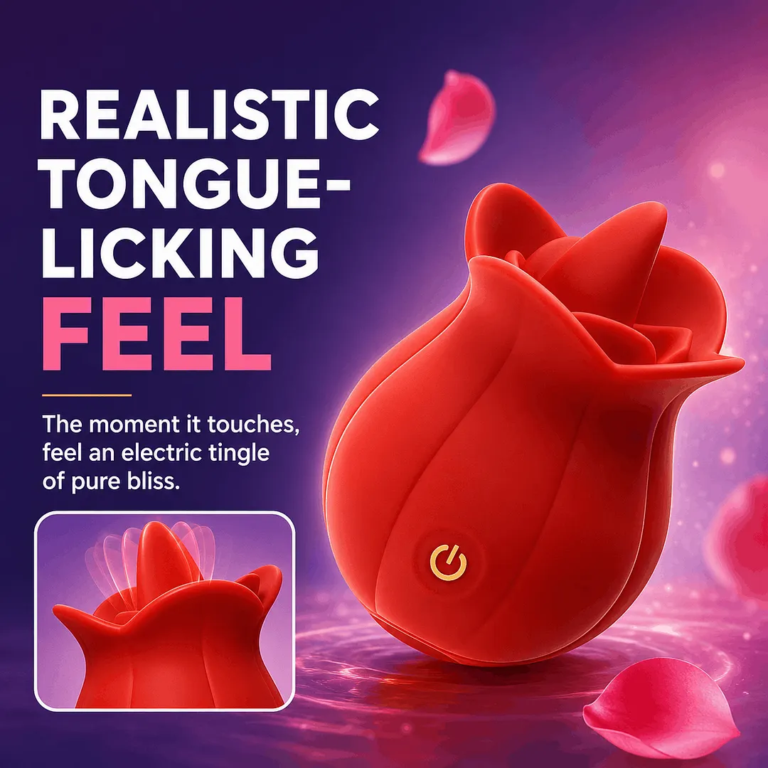 MLEM Rose Tongue Massager &ndash; 3-in-1 Vibrator