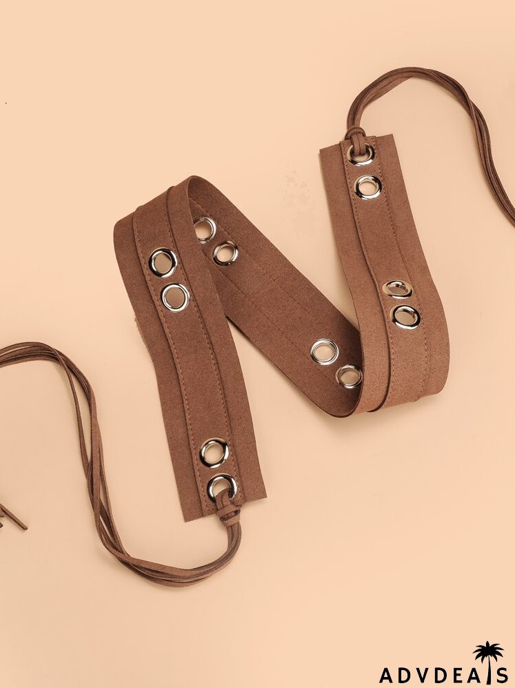 Eyelet Decor Belt