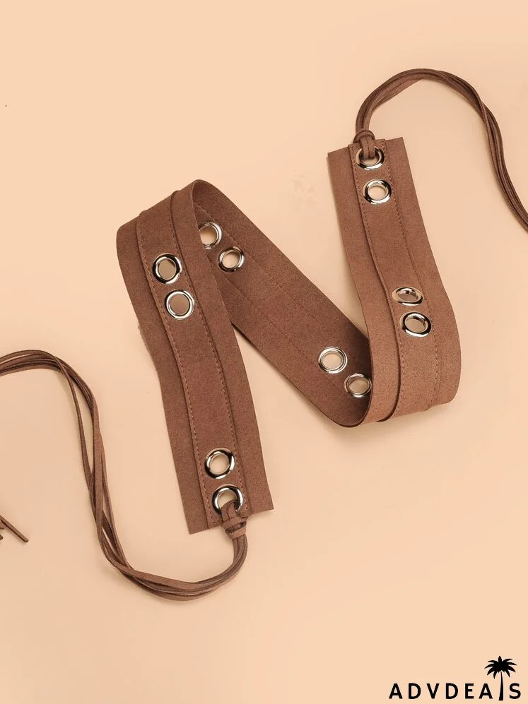 Eyelet Decor Belt