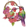 Diamond Painting Acrylic Single-Side Cute Bird Hanging Pendant for Home Wall Decor