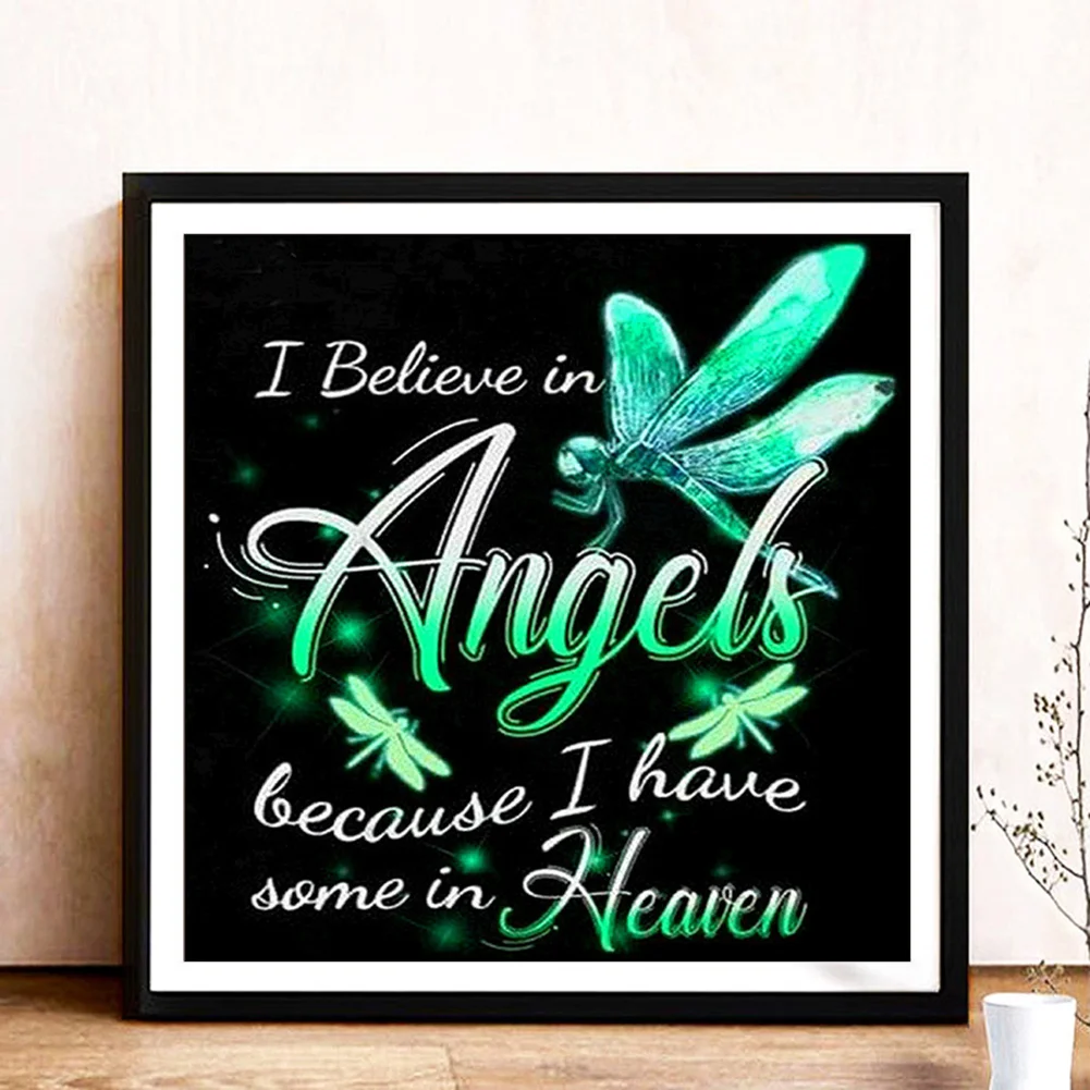 Diamond Painting - Full Round Drill - Dragonfly(30*30cm)