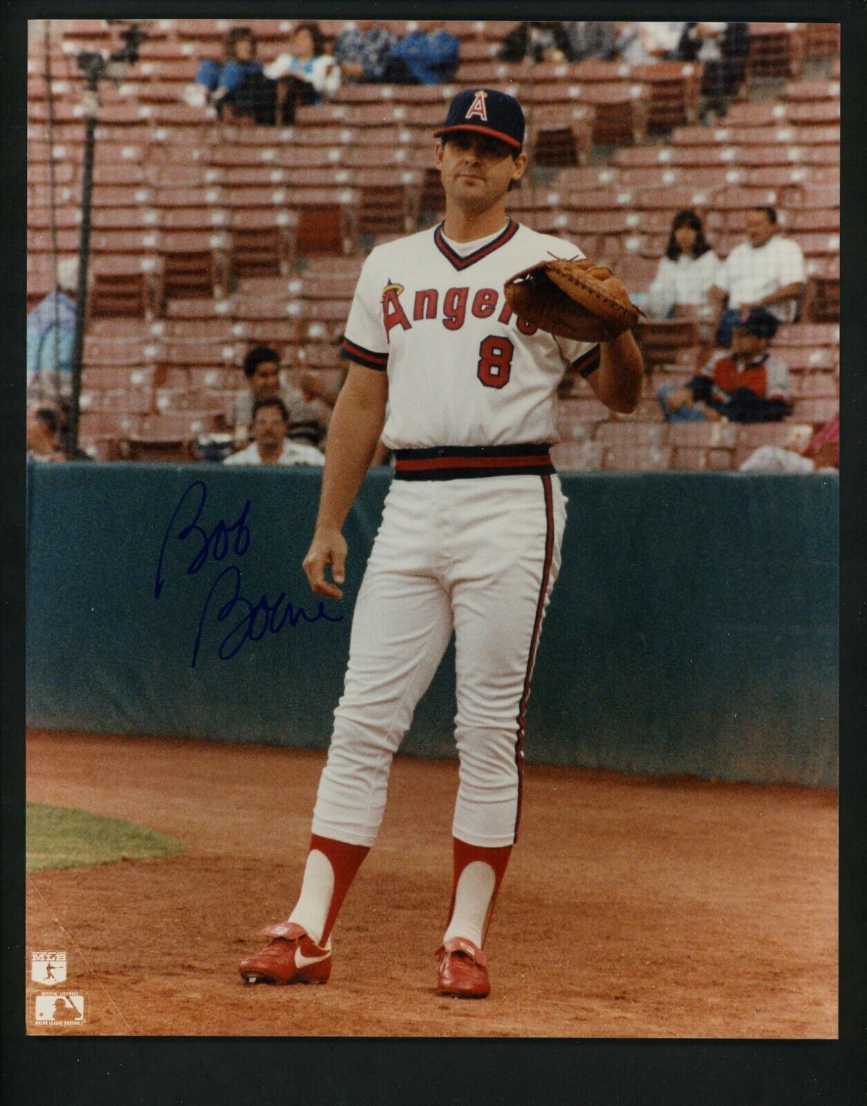 Bob Boone Signed Autographed 8 x 10 Photo Poster painting w/ JSA auth Angels SHIPPING IS