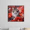 Diamond Painting -DIY Round Drill Cat(40x40cm)