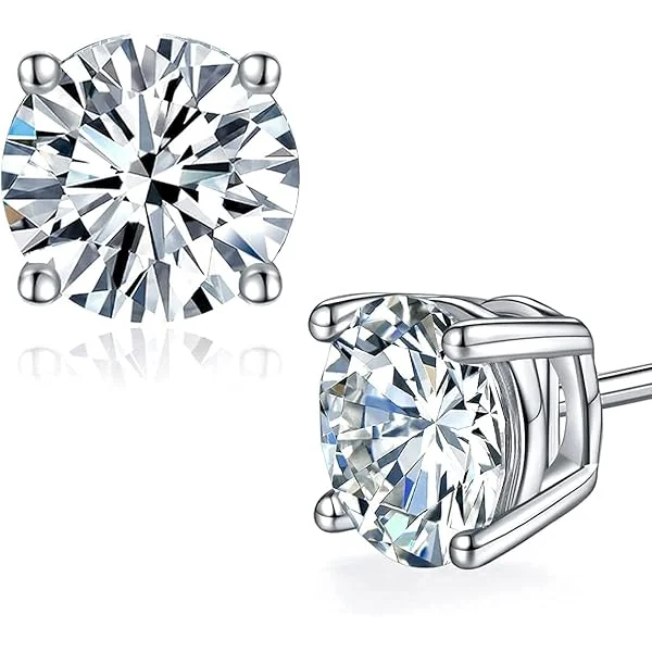 Moissanite Stud Earrings