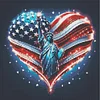 Diamond Painting -DIY Round Drill Statue of Liberty(40x40cm-Box)