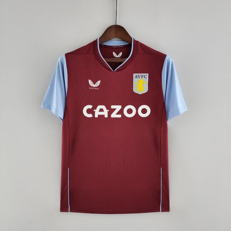 22-23 Aston Villa Soccer Jersey Home