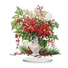 DIY Acrylic Special Shape Diamond Painting Poinsettia Flower Desktop Decor Kit