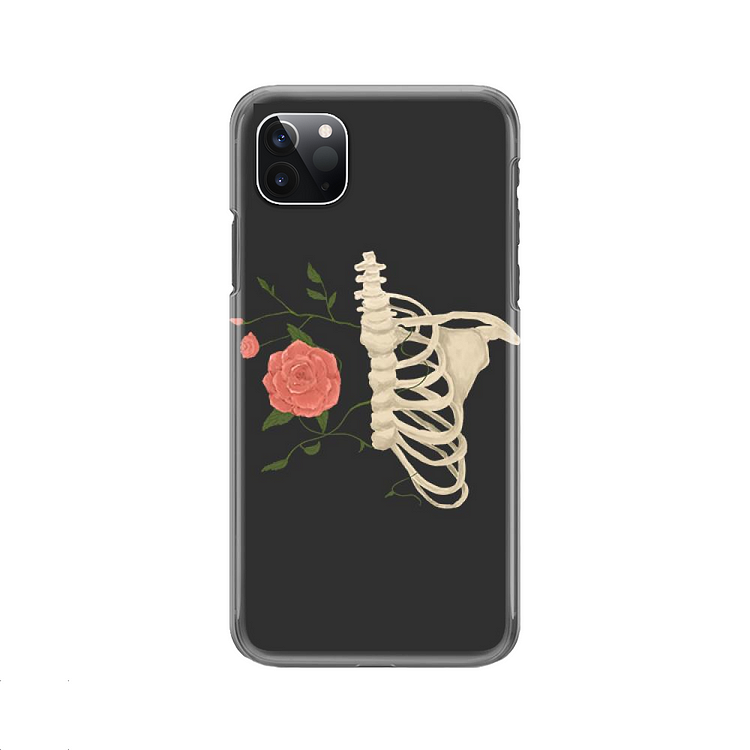 Roses Bloom On Bones, Flower iPhone Case