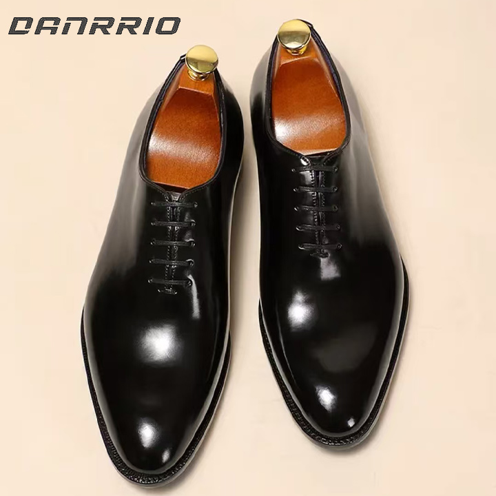 DANRRIO Italy Horsehide Oxford Business Handmade Leather Shoes DANRRIO.COM DANRRIO