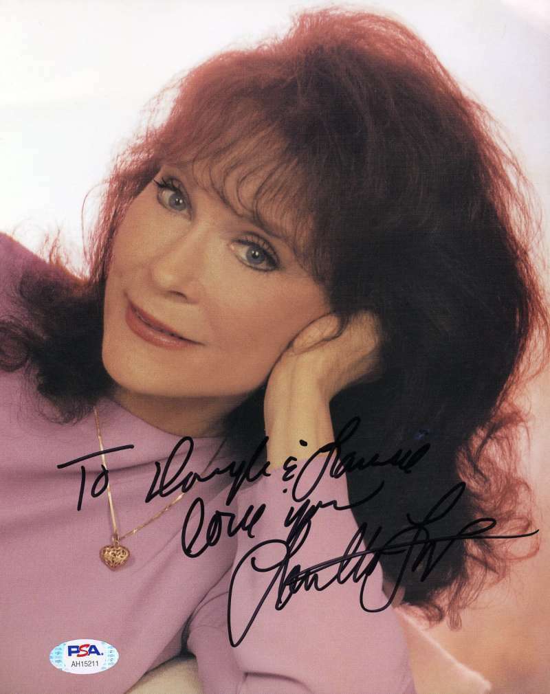 Loretta Lynn PSA DNA Coa Hand Signed 8x10 Photo Poster painting Autograph