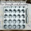 20 Grids Diamond Painting Storage Rack 3D Printing Diamond Painting Storage Container Large Capacity Leak-proof for Boys Girls Adults Students Home Office Leisure (Silver)