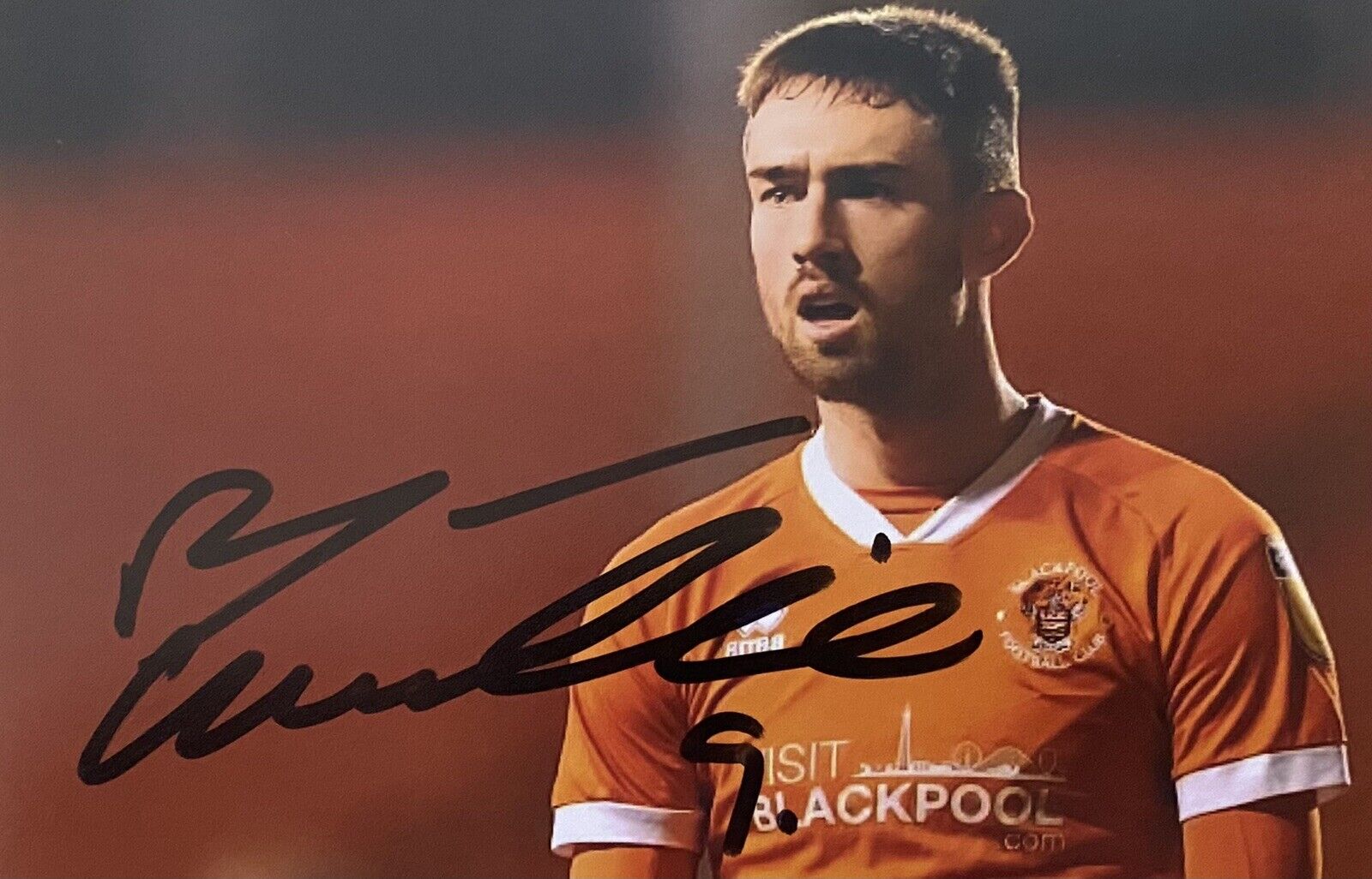 Ryan Hardie Genuine Hand Signed Blackpool 6X4 Photo Poster painting