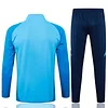 Joyfball 2024/2025 Flamenco Long Zipped Jacket Blue Soccer Jersey 1:1 Thai Quality 