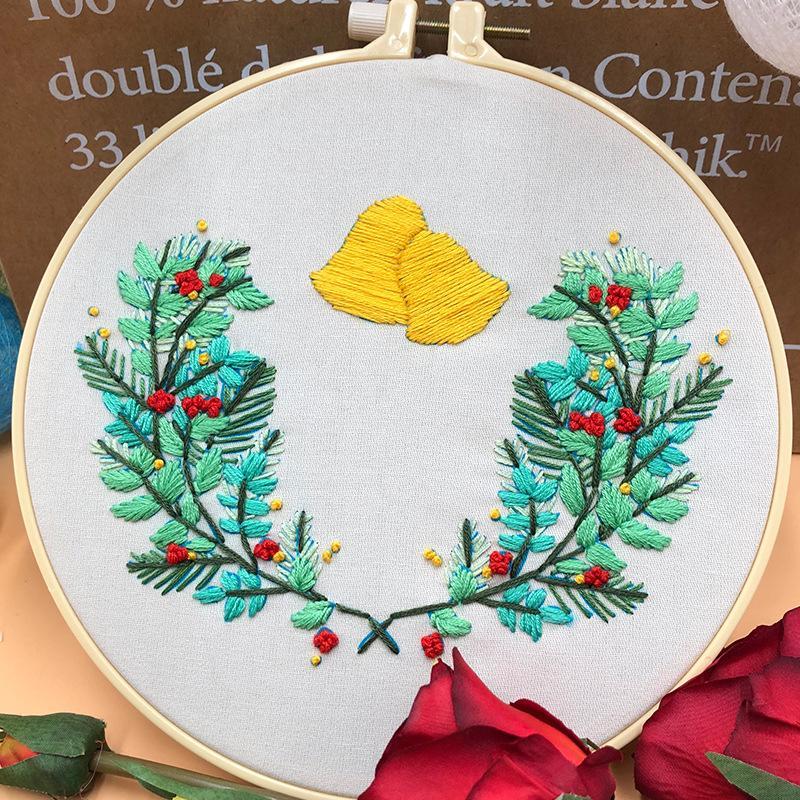 Christmas Embroidery Set - 1Pcs