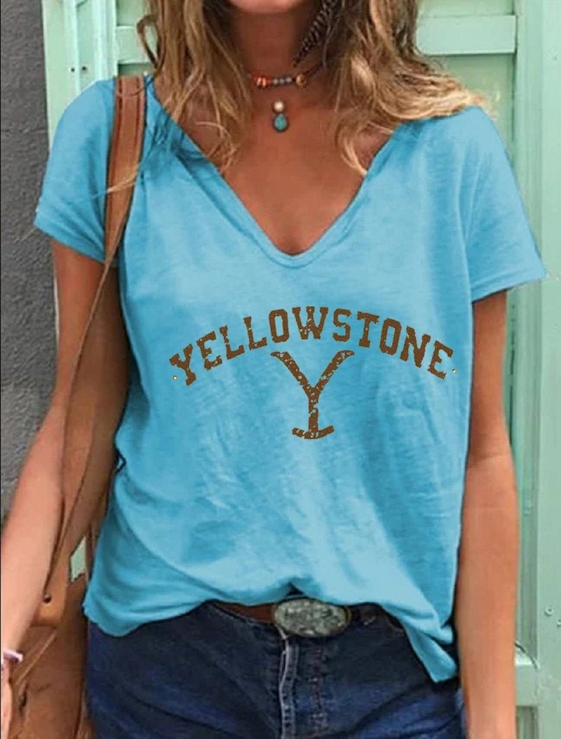 Yellowstone Dutton Ranch T shirt Women Fashion Cotton T-shirt Women Tops Short Sleeve Oversized Tees Yellowstone T shirt Sexy